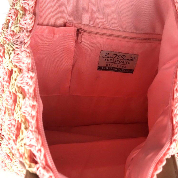 SUN N SAND CASUAL LARGE ZIPPER TOP LINED - Picture 3 of 3